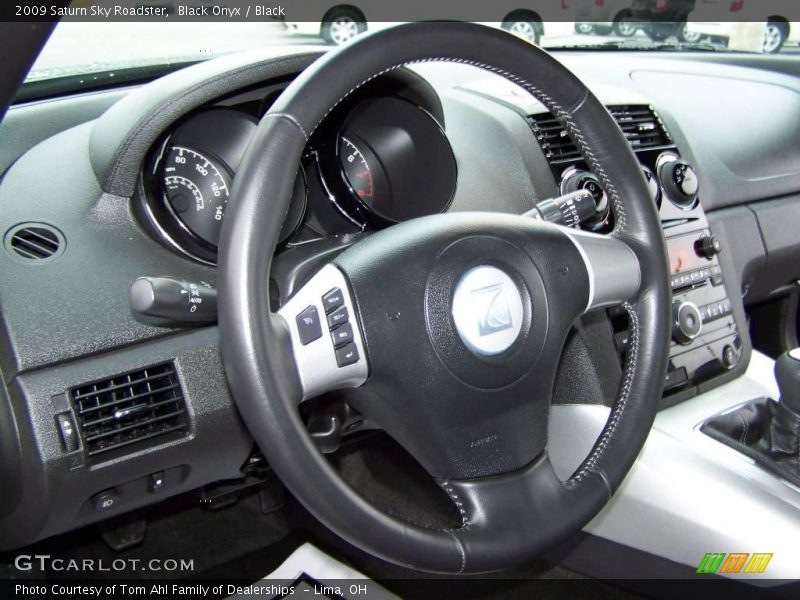Black Onyx / Black 2009 Saturn Sky Roadster