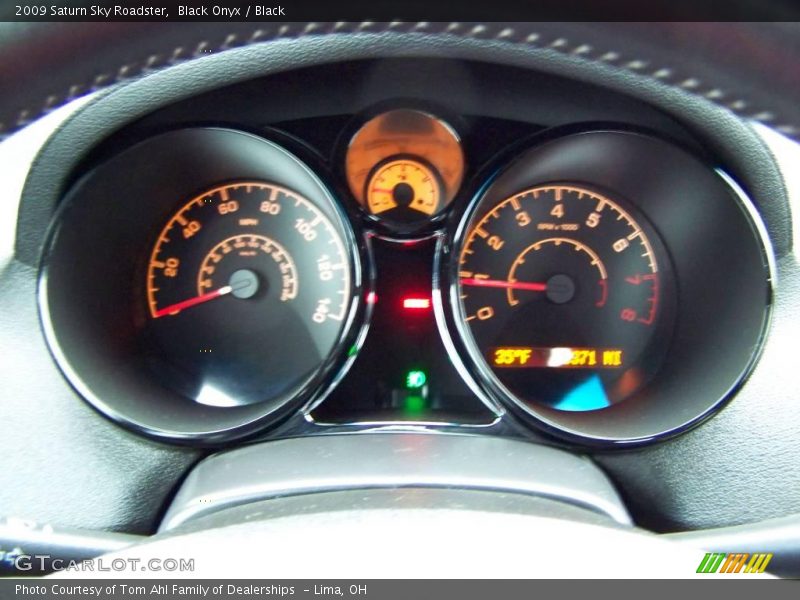 Black Onyx / Black 2009 Saturn Sky Roadster