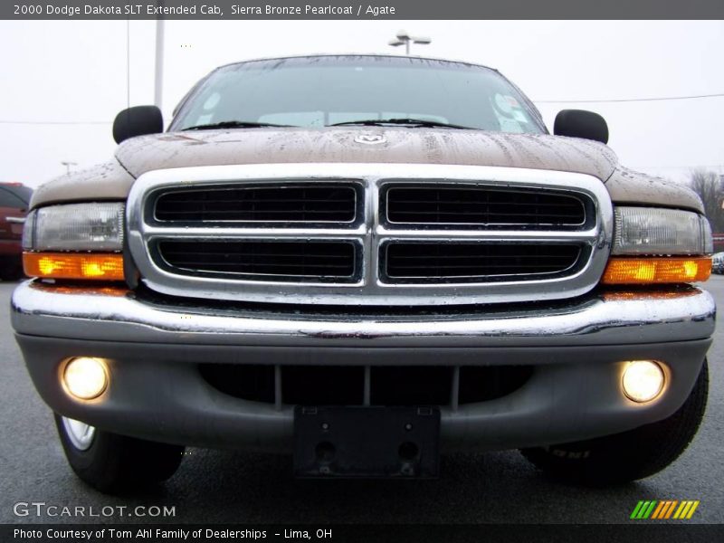 Sierra Bronze Pearlcoat / Agate 2000 Dodge Dakota SLT Extended Cab