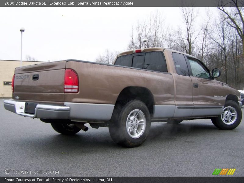 Sierra Bronze Pearlcoat / Agate 2000 Dodge Dakota SLT Extended Cab