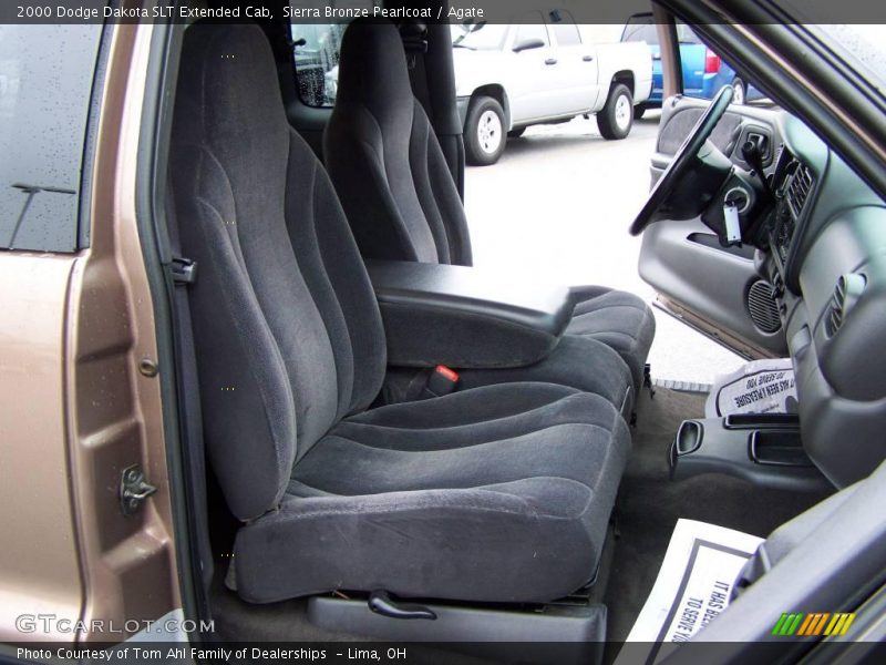 Sierra Bronze Pearlcoat / Agate 2000 Dodge Dakota SLT Extended Cab