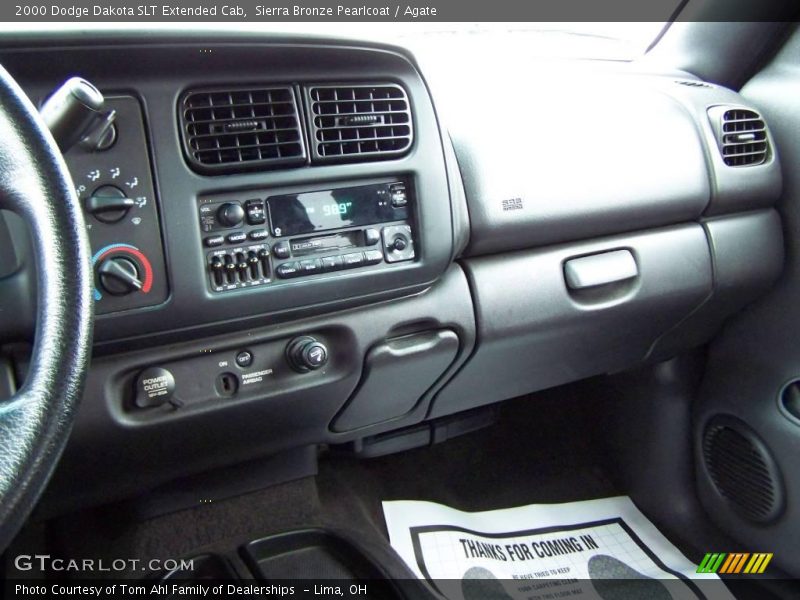 Sierra Bronze Pearlcoat / Agate 2000 Dodge Dakota SLT Extended Cab