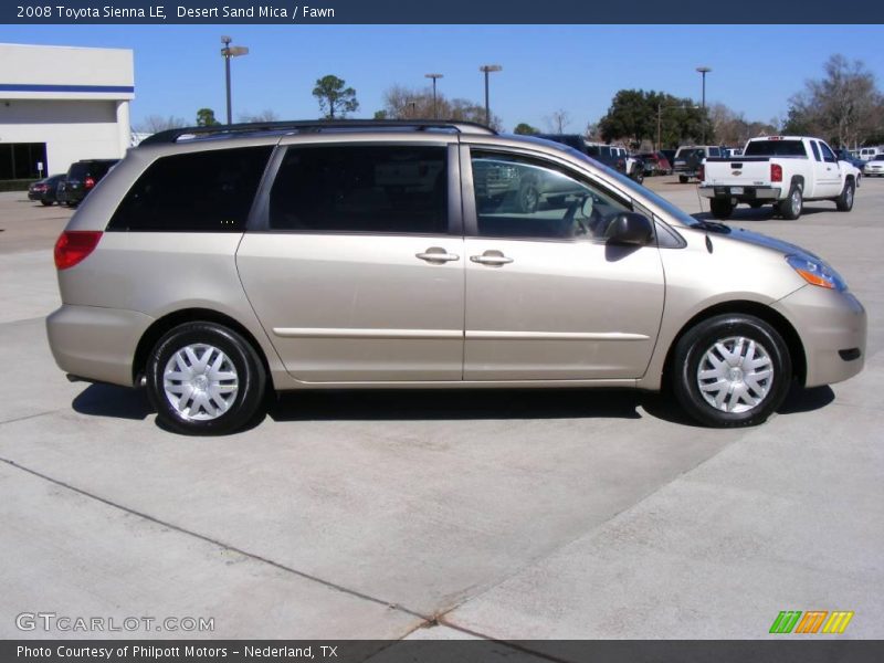 Desert Sand Mica / Fawn 2008 Toyota Sienna LE