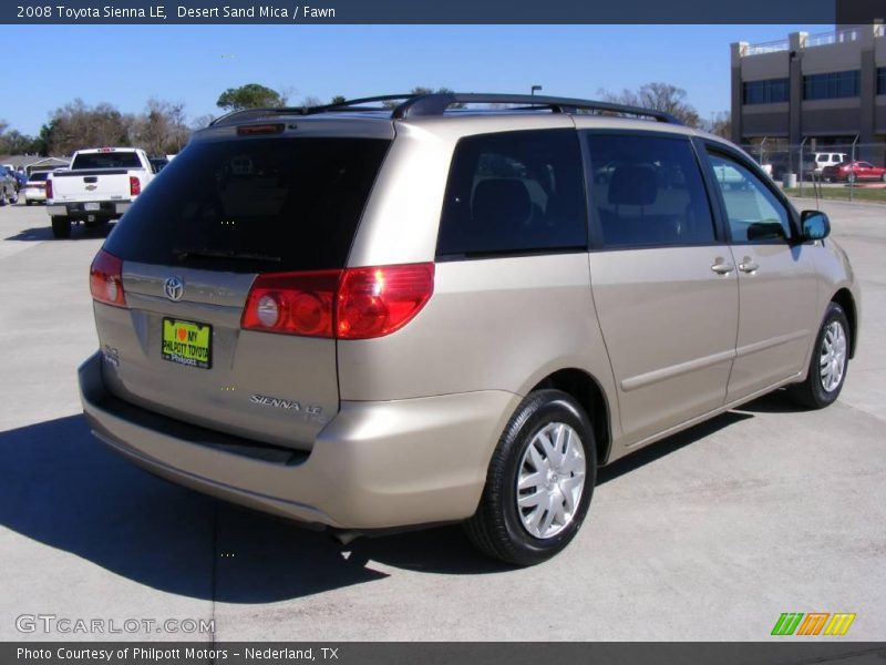 Desert Sand Mica / Fawn 2008 Toyota Sienna LE
