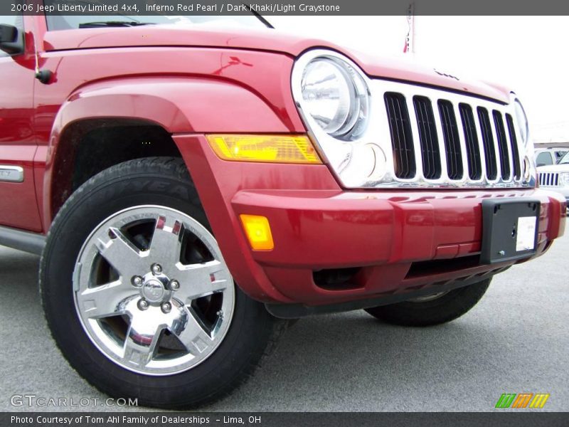 Inferno Red Pearl / Dark Khaki/Light Graystone 2006 Jeep Liberty Limited 4x4