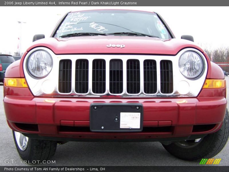 Inferno Red Pearl / Dark Khaki/Light Graystone 2006 Jeep Liberty Limited 4x4