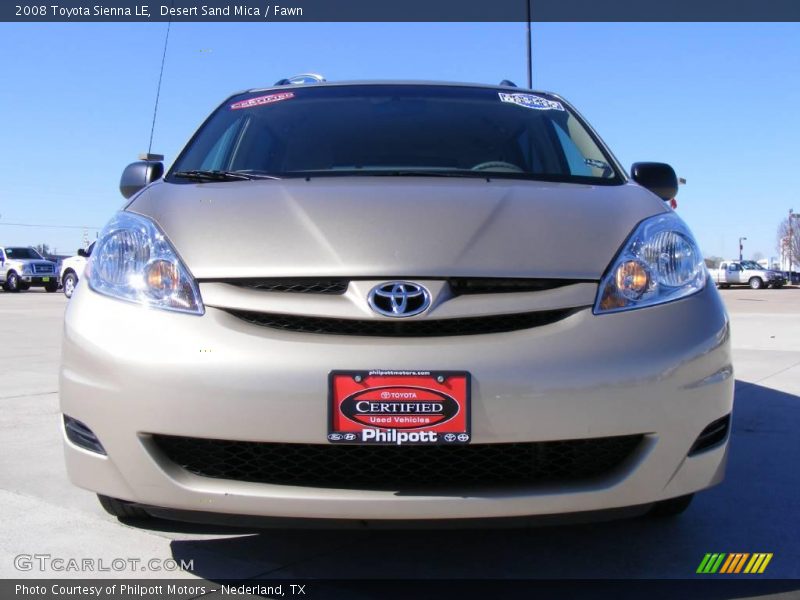 Desert Sand Mica / Fawn 2008 Toyota Sienna LE