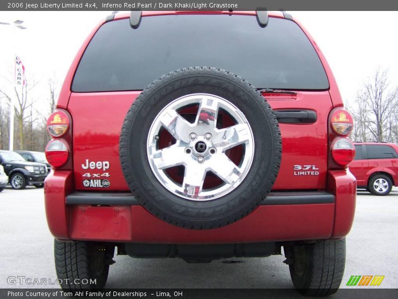 Inferno Red Pearl / Dark Khaki/Light Graystone 2006 Jeep Liberty Limited 4x4