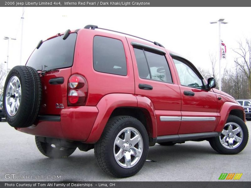 Inferno Red Pearl / Dark Khaki/Light Graystone 2006 Jeep Liberty Limited 4x4