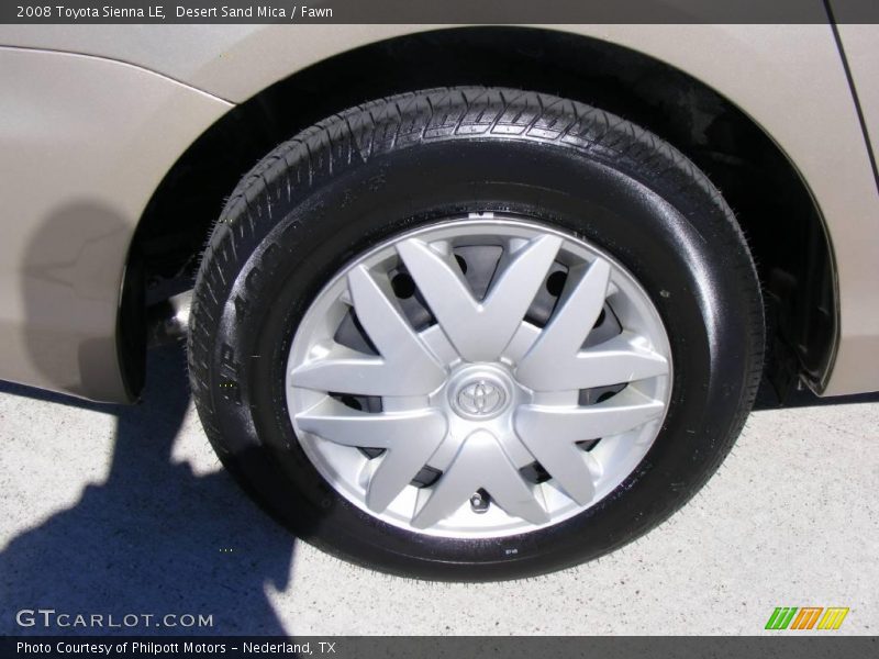 Desert Sand Mica / Fawn 2008 Toyota Sienna LE