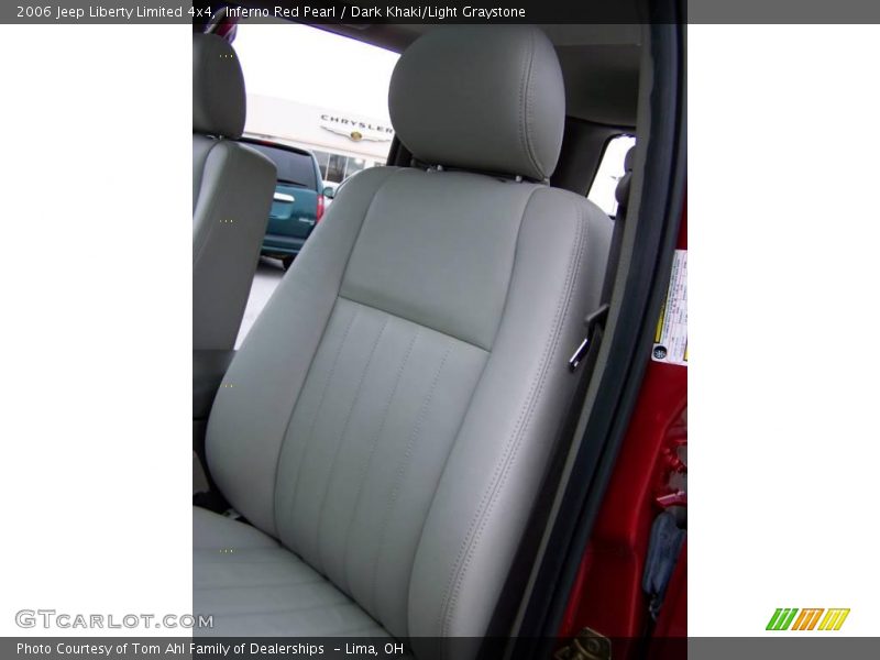 Inferno Red Pearl / Dark Khaki/Light Graystone 2006 Jeep Liberty Limited 4x4