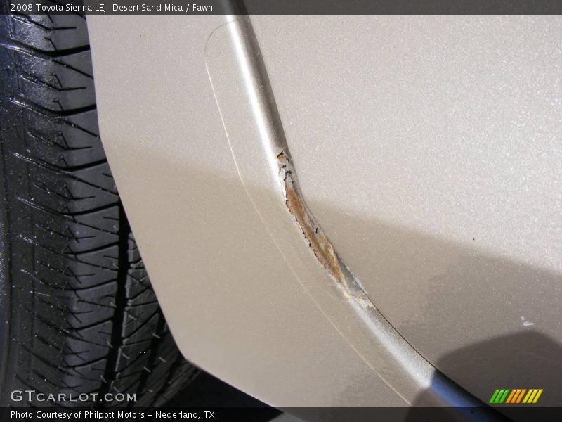 Desert Sand Mica / Fawn 2008 Toyota Sienna LE