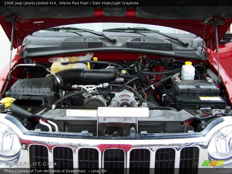 Inferno Red Pearl / Dark Khaki/Light Graystone 2006 Jeep Liberty Limited 4x4