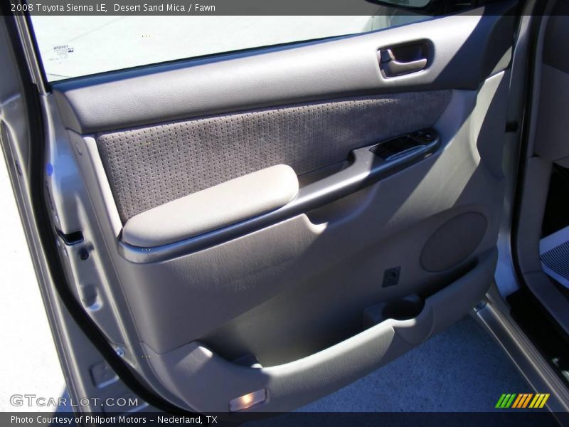 Desert Sand Mica / Fawn 2008 Toyota Sienna LE