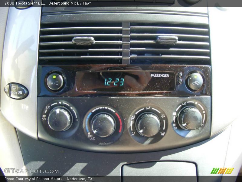 Desert Sand Mica / Fawn 2008 Toyota Sienna LE
