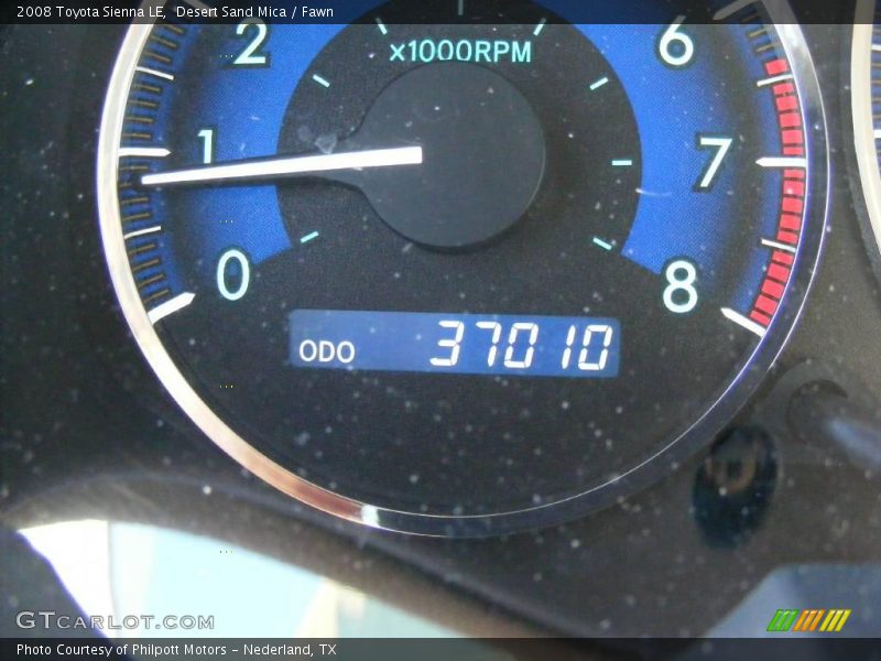 Desert Sand Mica / Fawn 2008 Toyota Sienna LE