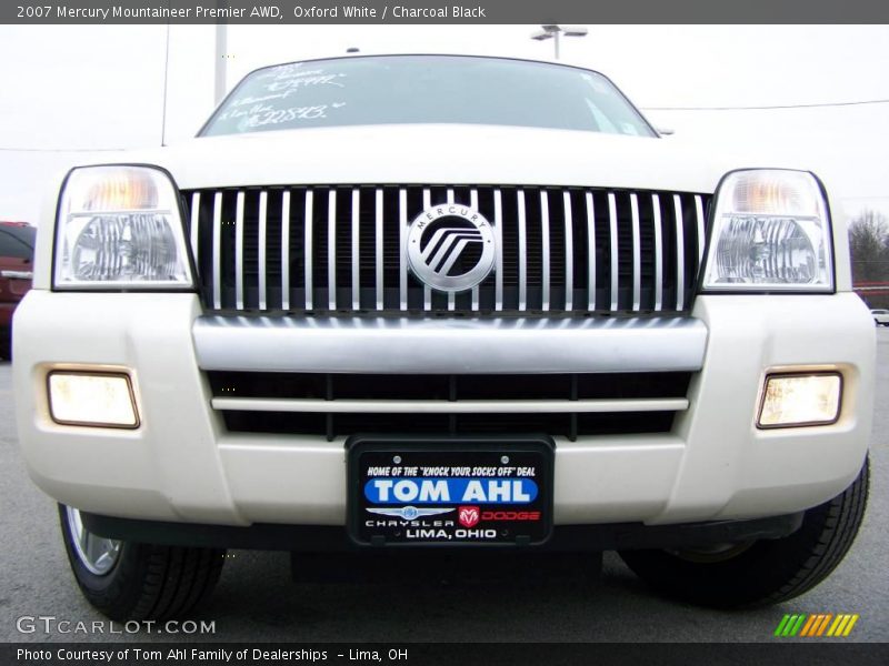 Oxford White / Charcoal Black 2007 Mercury Mountaineer Premier AWD