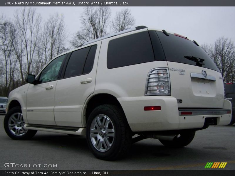 Oxford White / Charcoal Black 2007 Mercury Mountaineer Premier AWD