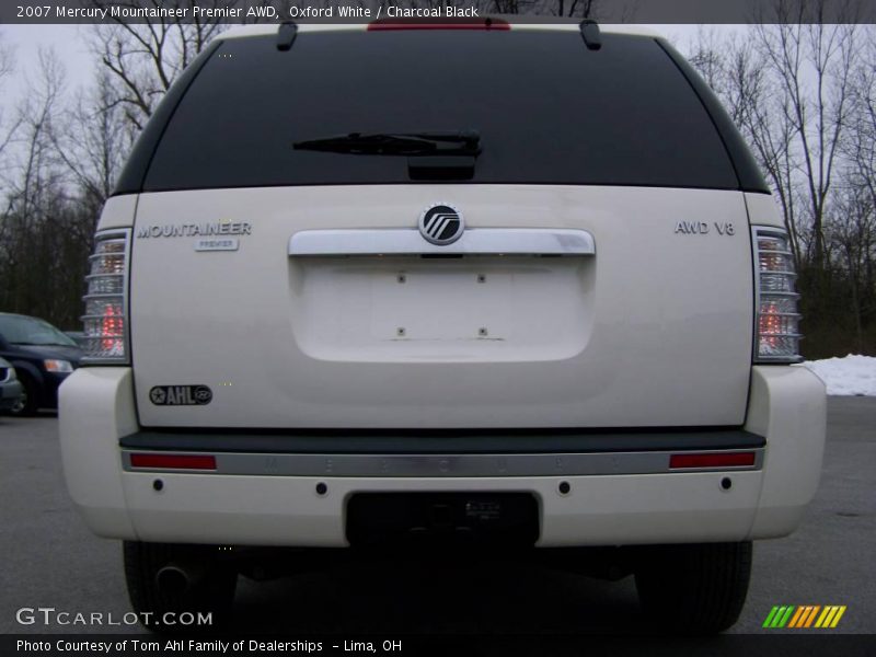 Oxford White / Charcoal Black 2007 Mercury Mountaineer Premier AWD