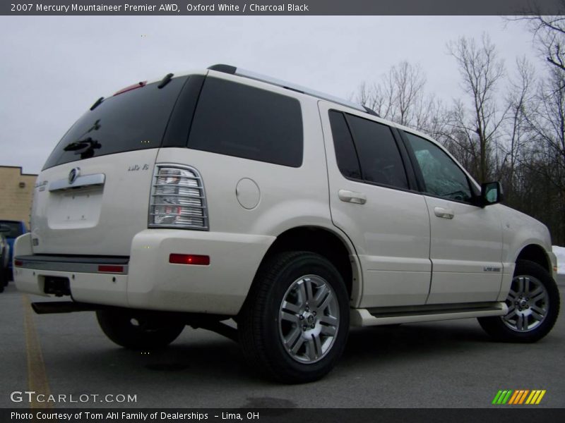 Oxford White / Charcoal Black 2007 Mercury Mountaineer Premier AWD