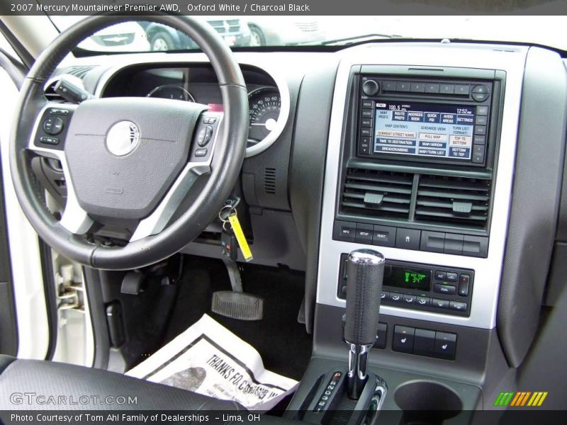 Oxford White / Charcoal Black 2007 Mercury Mountaineer Premier AWD
