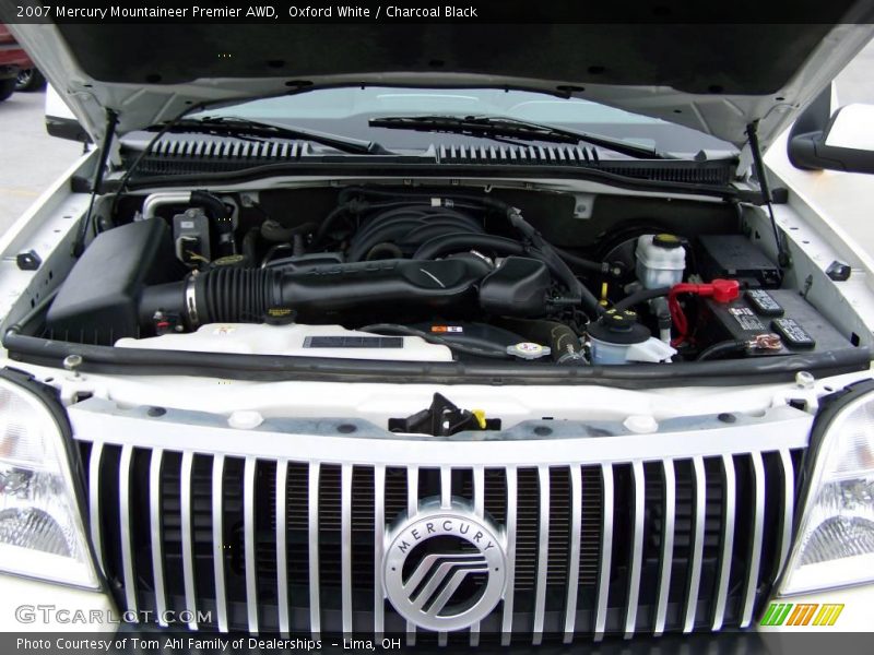 Oxford White / Charcoal Black 2007 Mercury Mountaineer Premier AWD