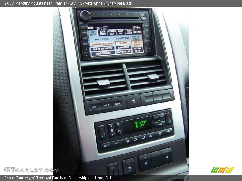 Oxford White / Charcoal Black 2007 Mercury Mountaineer Premier AWD