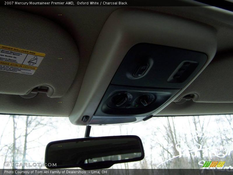 Oxford White / Charcoal Black 2007 Mercury Mountaineer Premier AWD