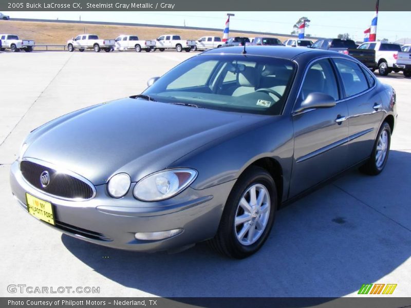 Steelmist Gray Metallic / Gray 2005 Buick LaCrosse CX