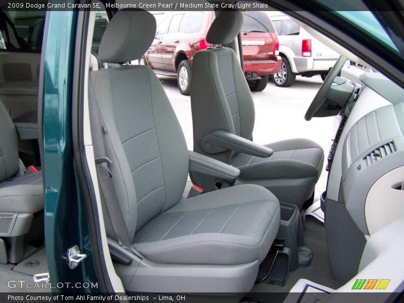 Melbourne Green Pearl / Medium Slate Gray/Light Shale 2009 Dodge Grand Caravan SE