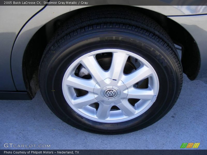 Steelmist Gray Metallic / Gray 2005 Buick LaCrosse CX