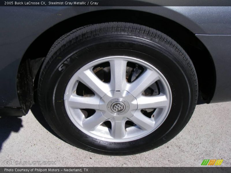 Steelmist Gray Metallic / Gray 2005 Buick LaCrosse CX