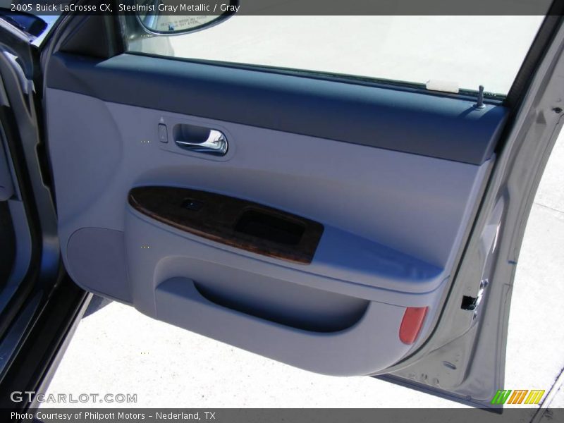Steelmist Gray Metallic / Gray 2005 Buick LaCrosse CX