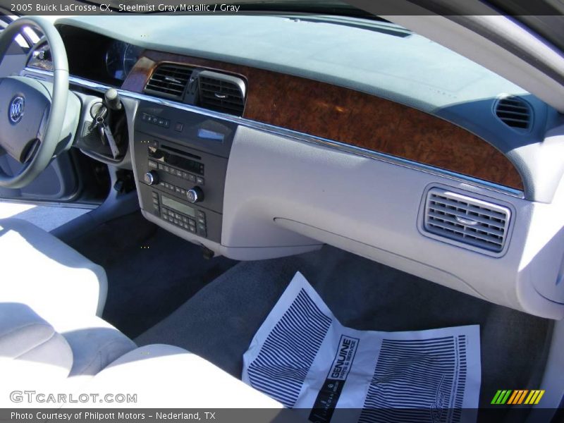 Steelmist Gray Metallic / Gray 2005 Buick LaCrosse CX
