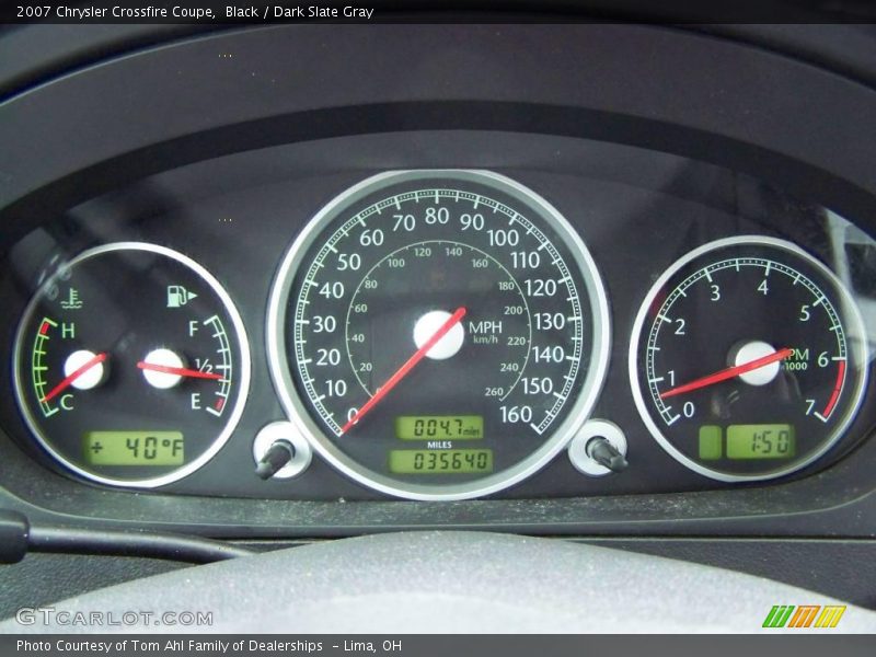  2007 Crossfire Coupe Coupe Gauges