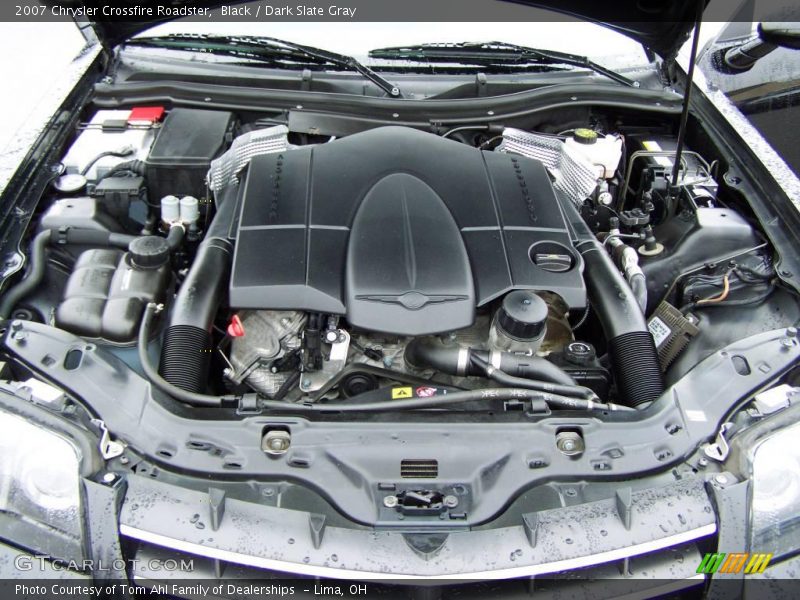 Black / Dark Slate Gray 2007 Chrysler Crossfire Roadster