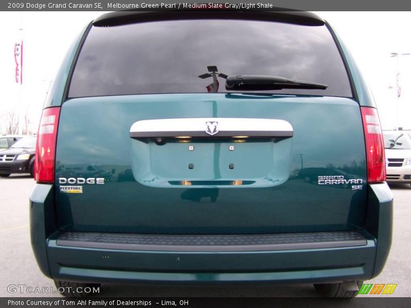 Melbourne Green Pearl / Medium Slate Gray/Light Shale 2009 Dodge Grand Caravan SE
