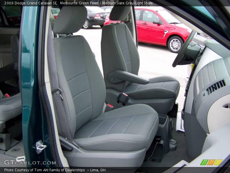 Melbourne Green Pearl / Medium Slate Gray/Light Shale 2009 Dodge Grand Caravan SE