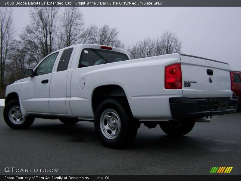 Bright White / Dark Slate Gray/Medium Slate Gray 2008 Dodge Dakota ST Extended Cab