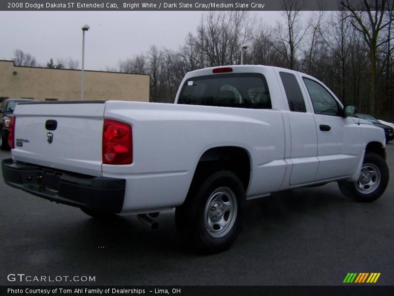 Bright White / Dark Slate Gray/Medium Slate Gray 2008 Dodge Dakota ST Extended Cab