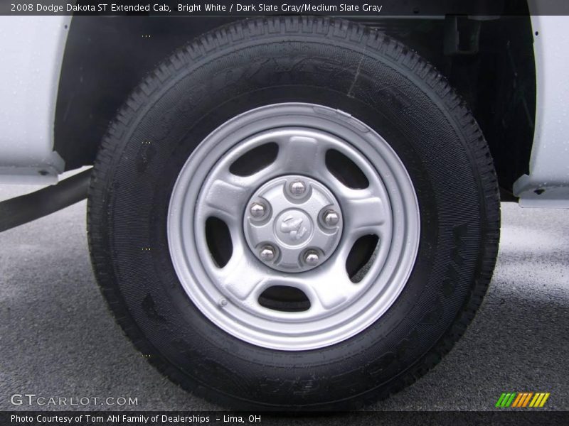 Bright White / Dark Slate Gray/Medium Slate Gray 2008 Dodge Dakota ST Extended Cab