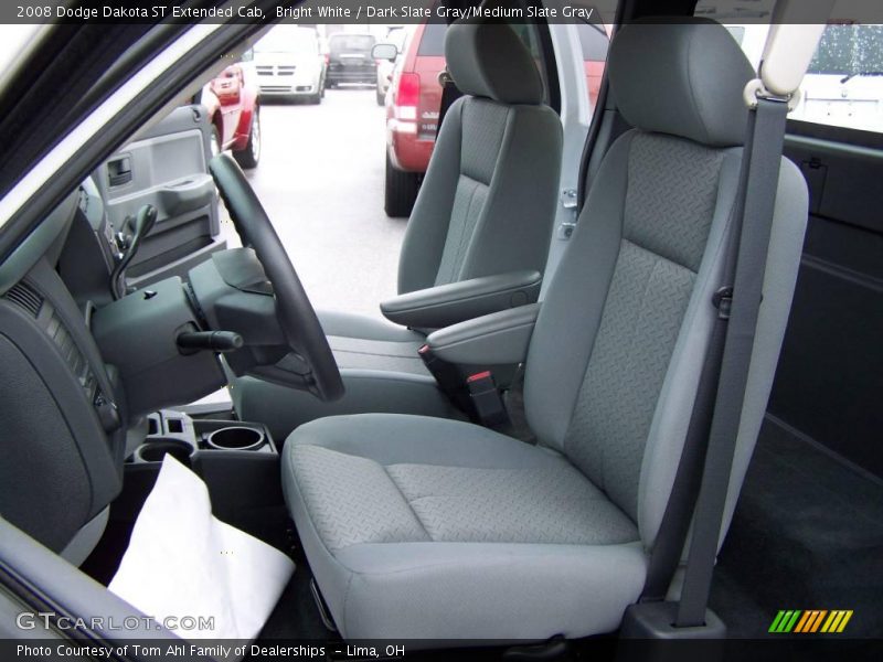 Bright White / Dark Slate Gray/Medium Slate Gray 2008 Dodge Dakota ST Extended Cab