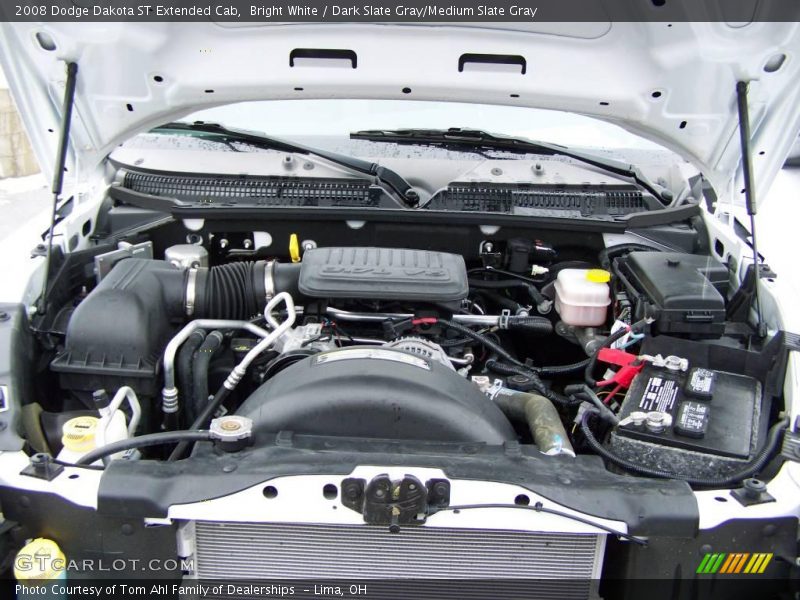 Bright White / Dark Slate Gray/Medium Slate Gray 2008 Dodge Dakota ST Extended Cab