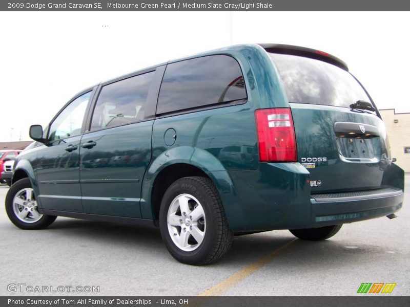 Melbourne Green Pearl / Medium Slate Gray/Light Shale 2009 Dodge Grand Caravan SE
