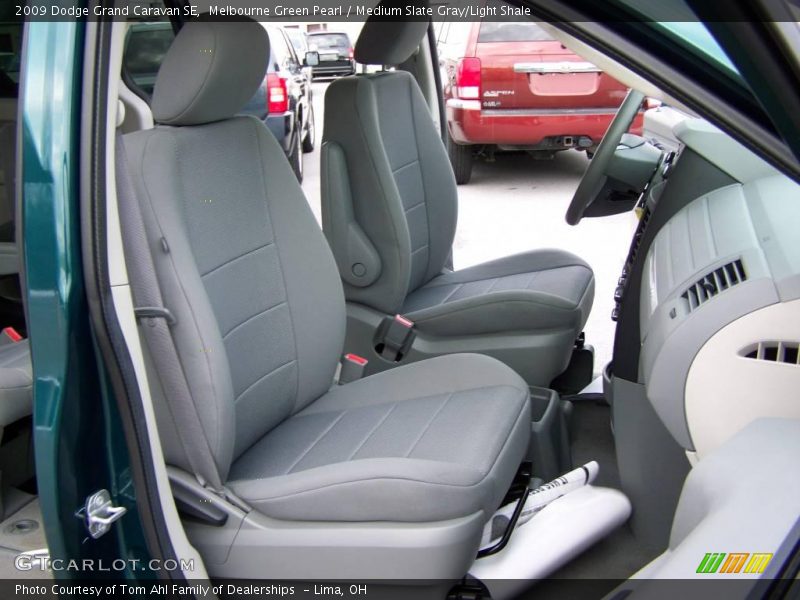 Melbourne Green Pearl / Medium Slate Gray/Light Shale 2009 Dodge Grand Caravan SE