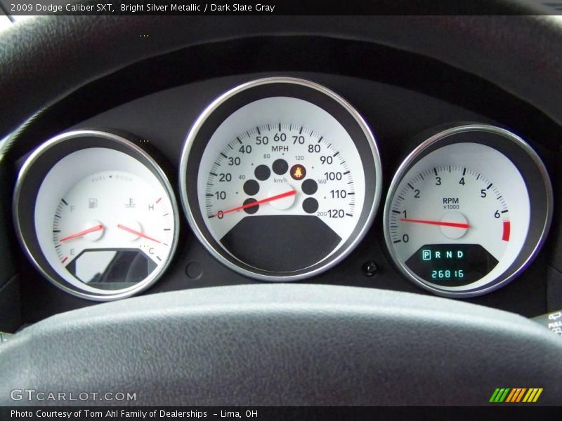 Bright Silver Metallic / Dark Slate Gray 2009 Dodge Caliber SXT