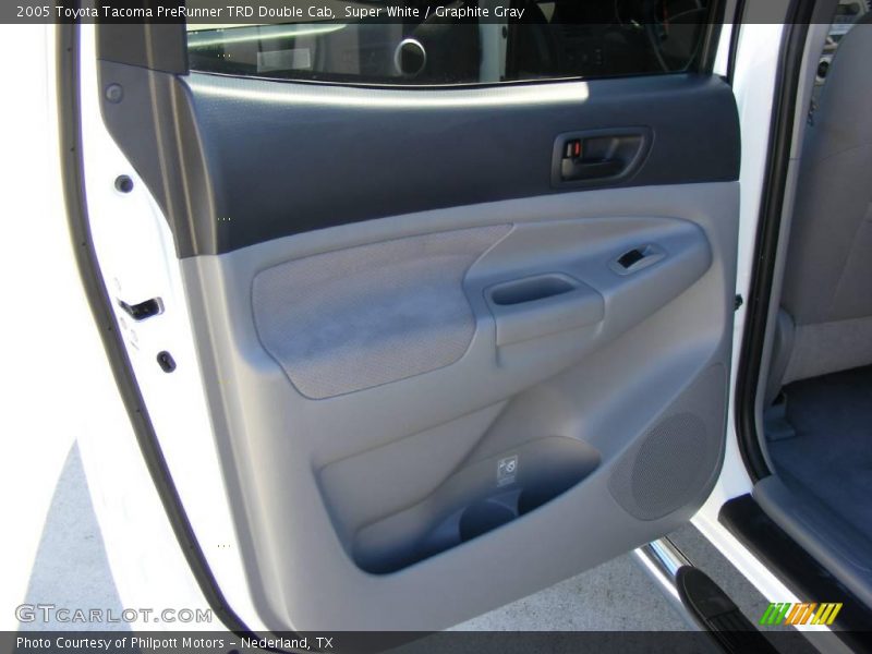 Super White / Graphite Gray 2005 Toyota Tacoma PreRunner TRD Double Cab