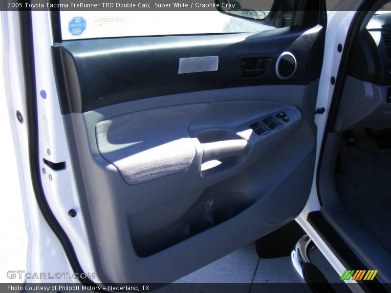 Super White / Graphite Gray 2005 Toyota Tacoma PreRunner TRD Double Cab