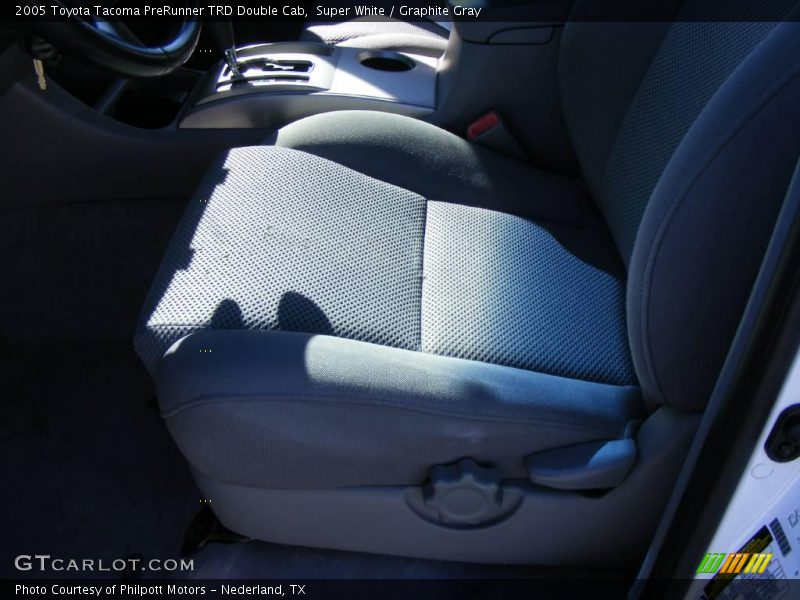 Super White / Graphite Gray 2005 Toyota Tacoma PreRunner TRD Double Cab
