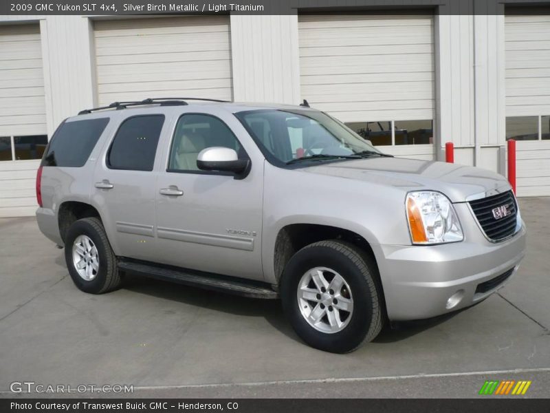 Silver Birch Metallic / Light Titanium 2009 GMC Yukon SLT 4x4